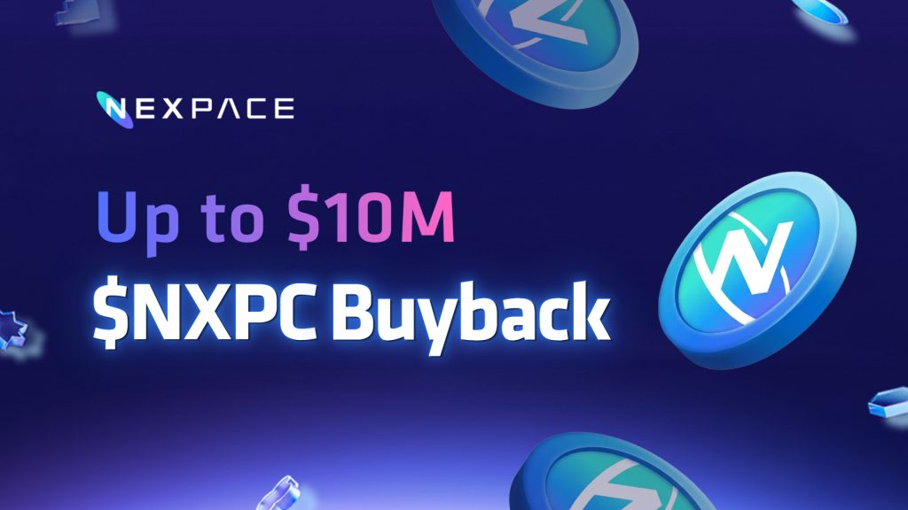 Nexpace Announces NXPC Buyback Program To Reinforce User-Centered Ecosystem Growth In MapleStory Universe Nexpace Announces NXPC Buyback Program To Reinforce User-Centered Ecosystem Growth In MapleStory Universe