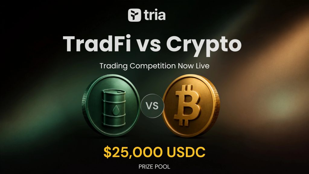 Tria Launches First TradFi vs. Crypto Trading Competition Tria Launches First TradFi vs. Crypto Trading Competition